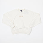 Womens PATAGONIA '95 Oval Logo Daily Crew in WOOL WHITE