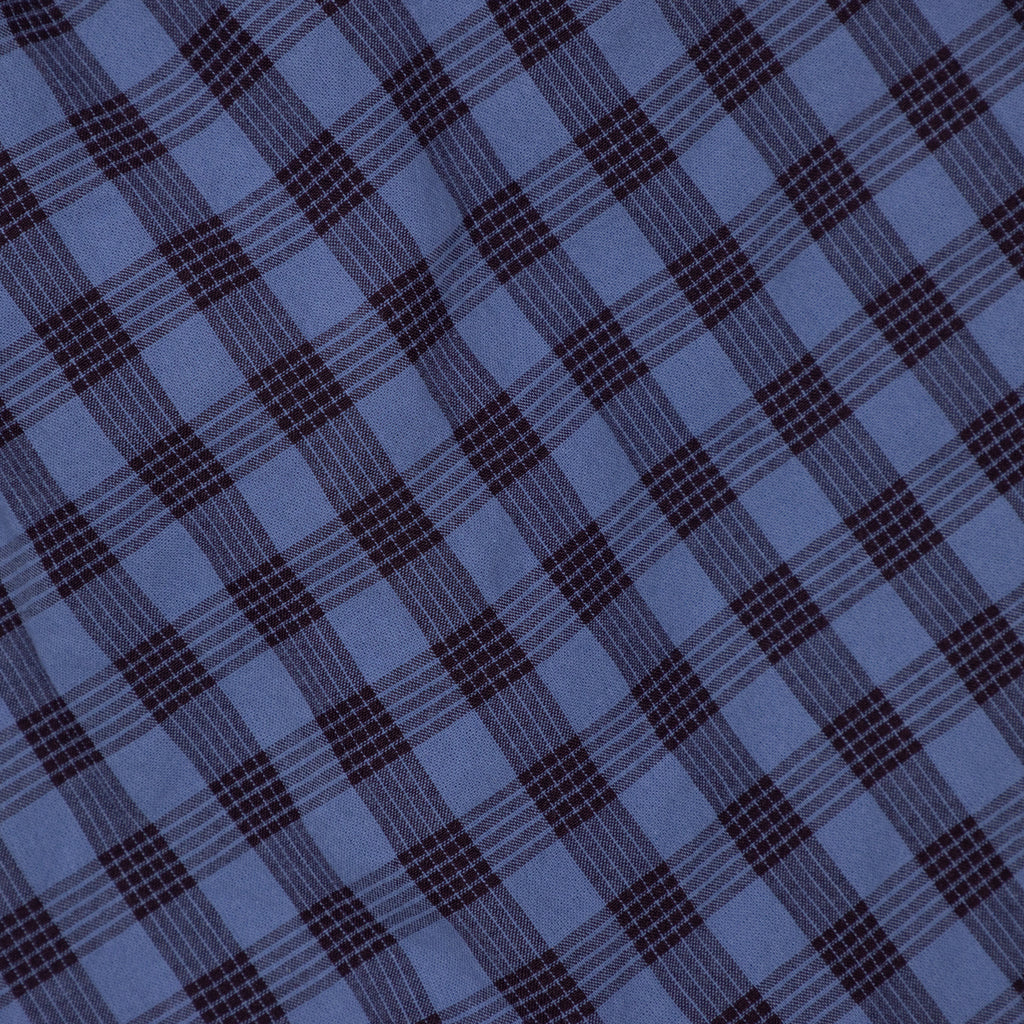 Womens SANTA CRUZ Curved Strip Midi Dress in LAVENDER BLUE CHECK