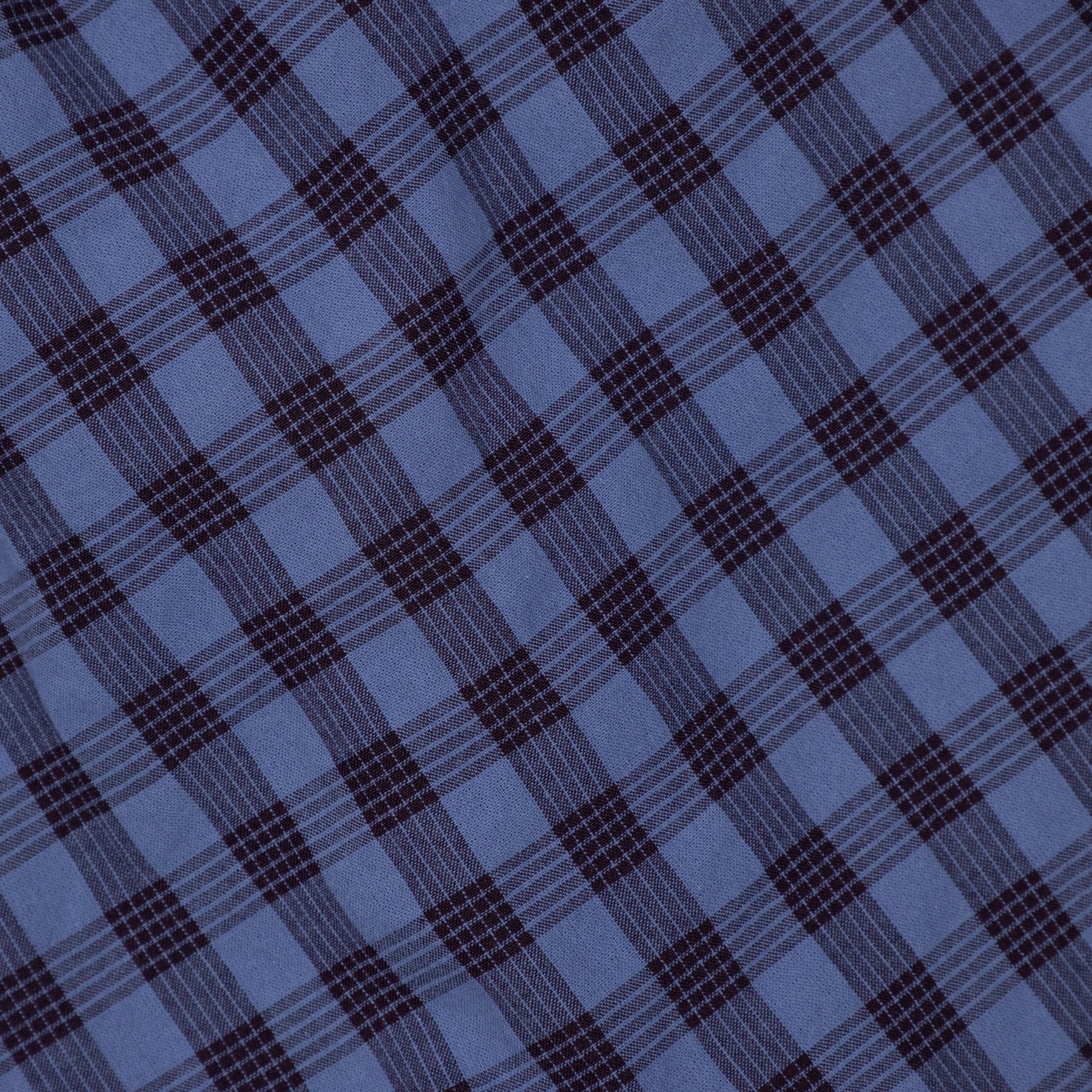Womens SANTA CRUZ Curved Strip Midi Dress in LAVENDER BLUE CHECK