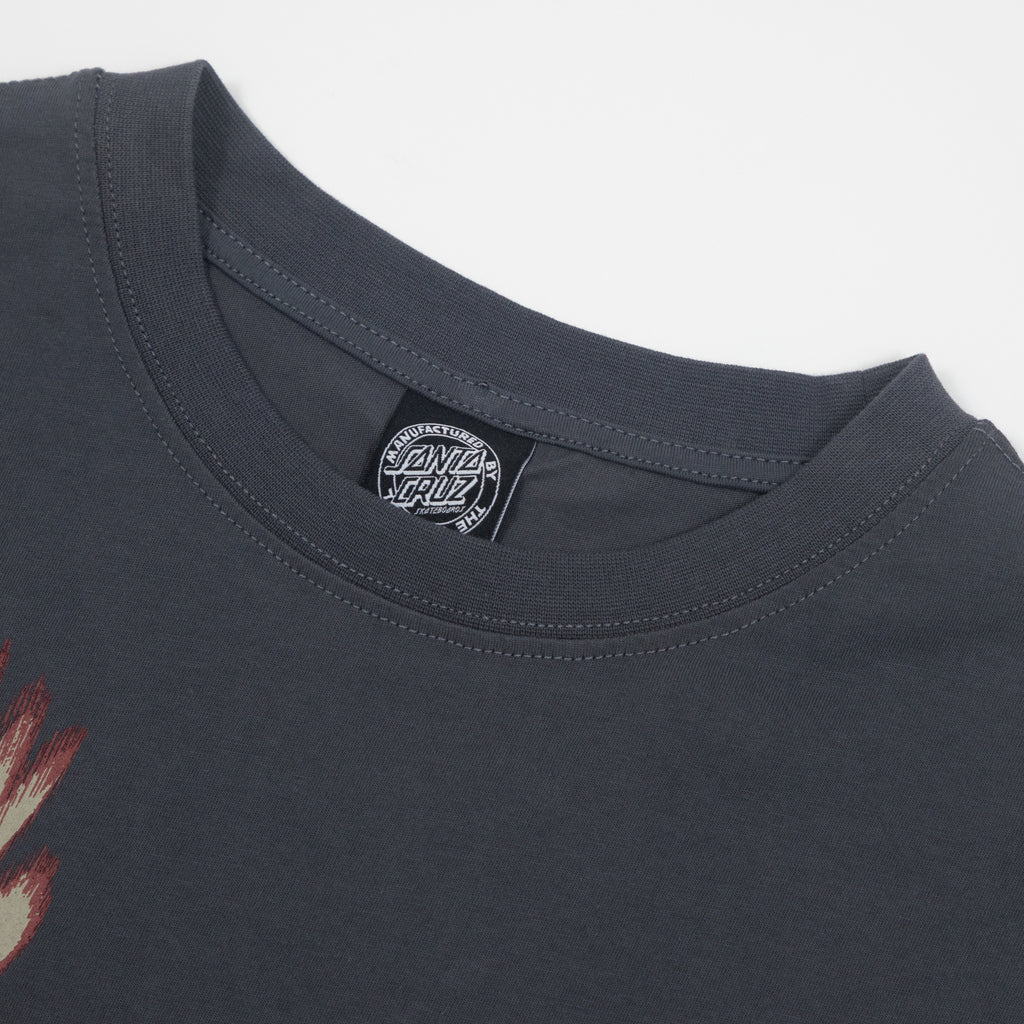 Womens SANTA CRUZ Dizzy Daisy T-Shirt in Grey