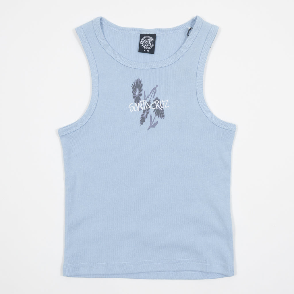 Womens SANTA CRUZ Dizzy Daisy Tank Top in Blue