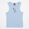 Womens SANTA CRUZ Dizzy Daisy Tank Top in Blue