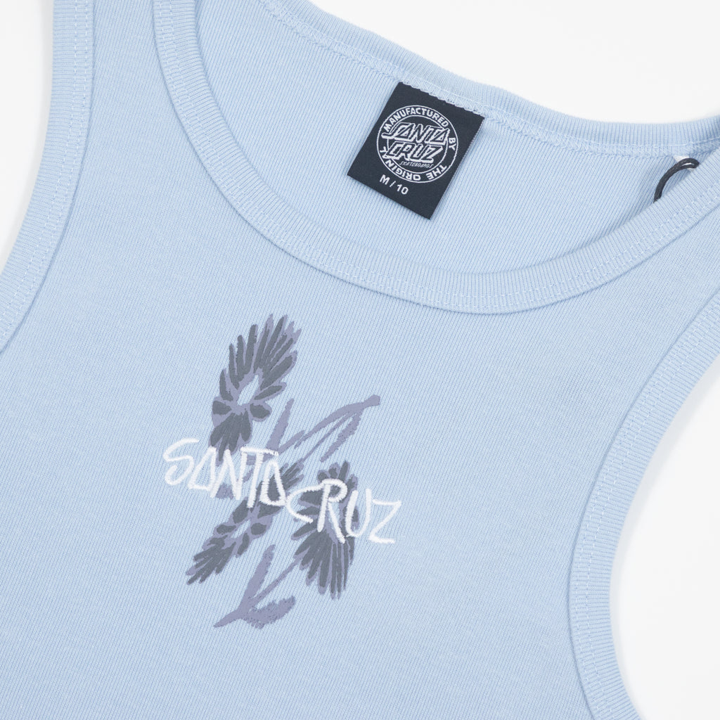 Womens SANTA CRUZ Dizzy Daisy Tank Top in Blue