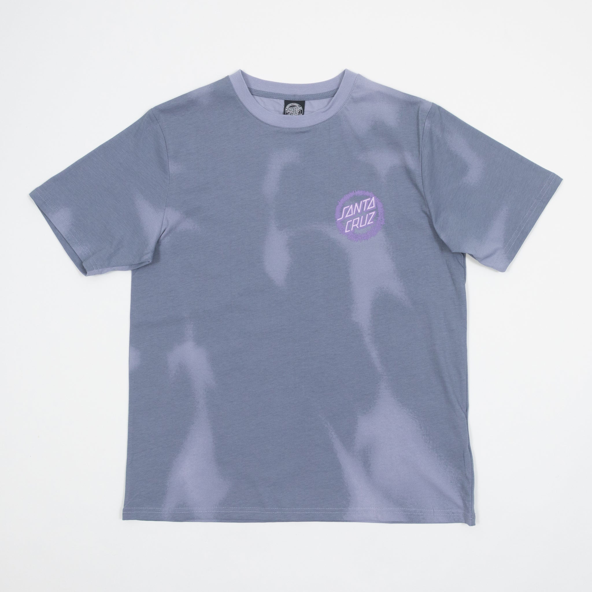Womens SANTA CRUZ Dizzy Dot T-Shirt in Blue & Purple