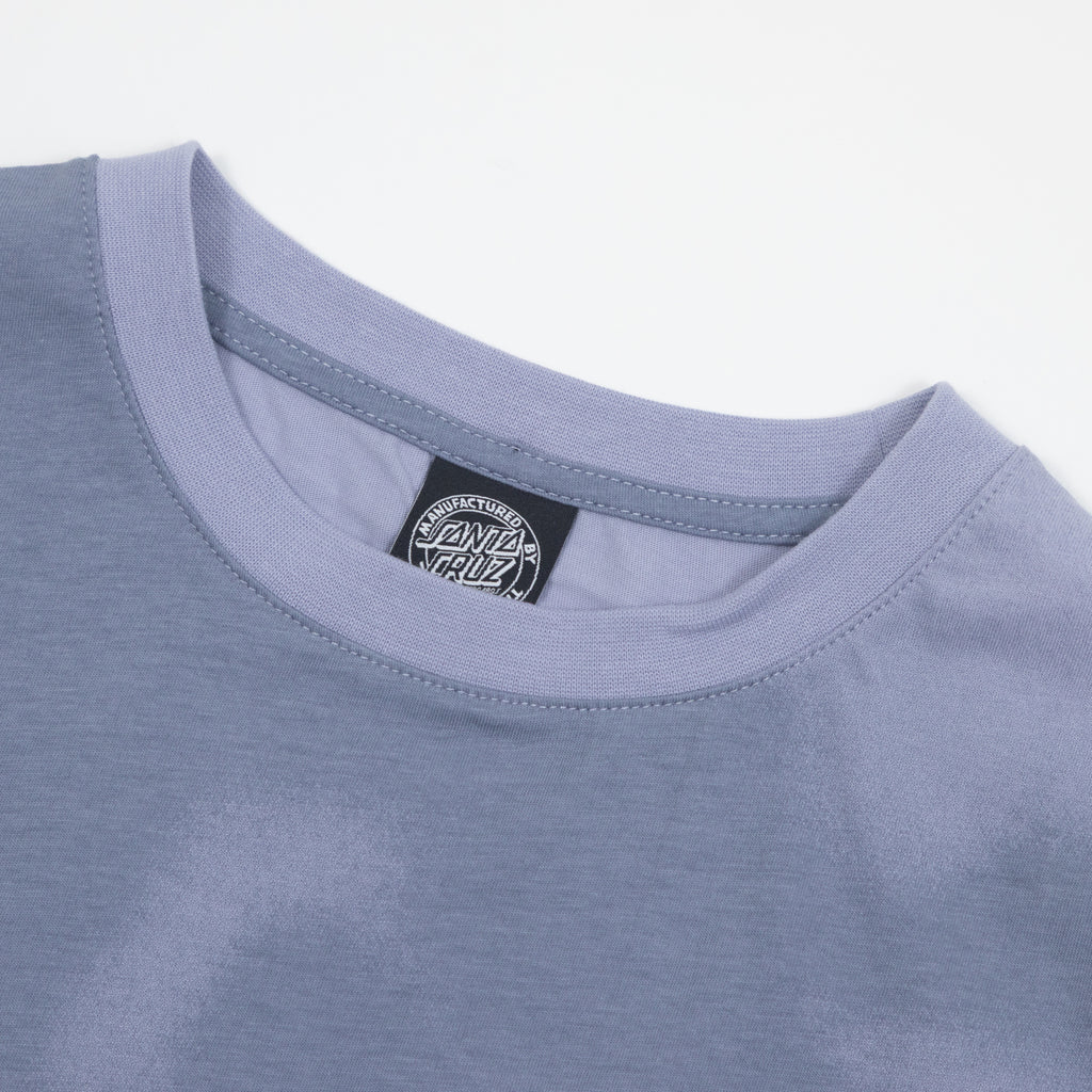 Womens SANTA CRUZ Dizzy Dot T-Shirt in Blue & Purple