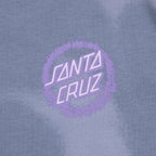 Womens SANTA CRUZ Dizzy Dot T-Shirt in Blue & Purple