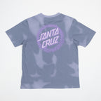 Womens SANTA CRUZ Dizzy Dot T-Shirt in Blue & Purple