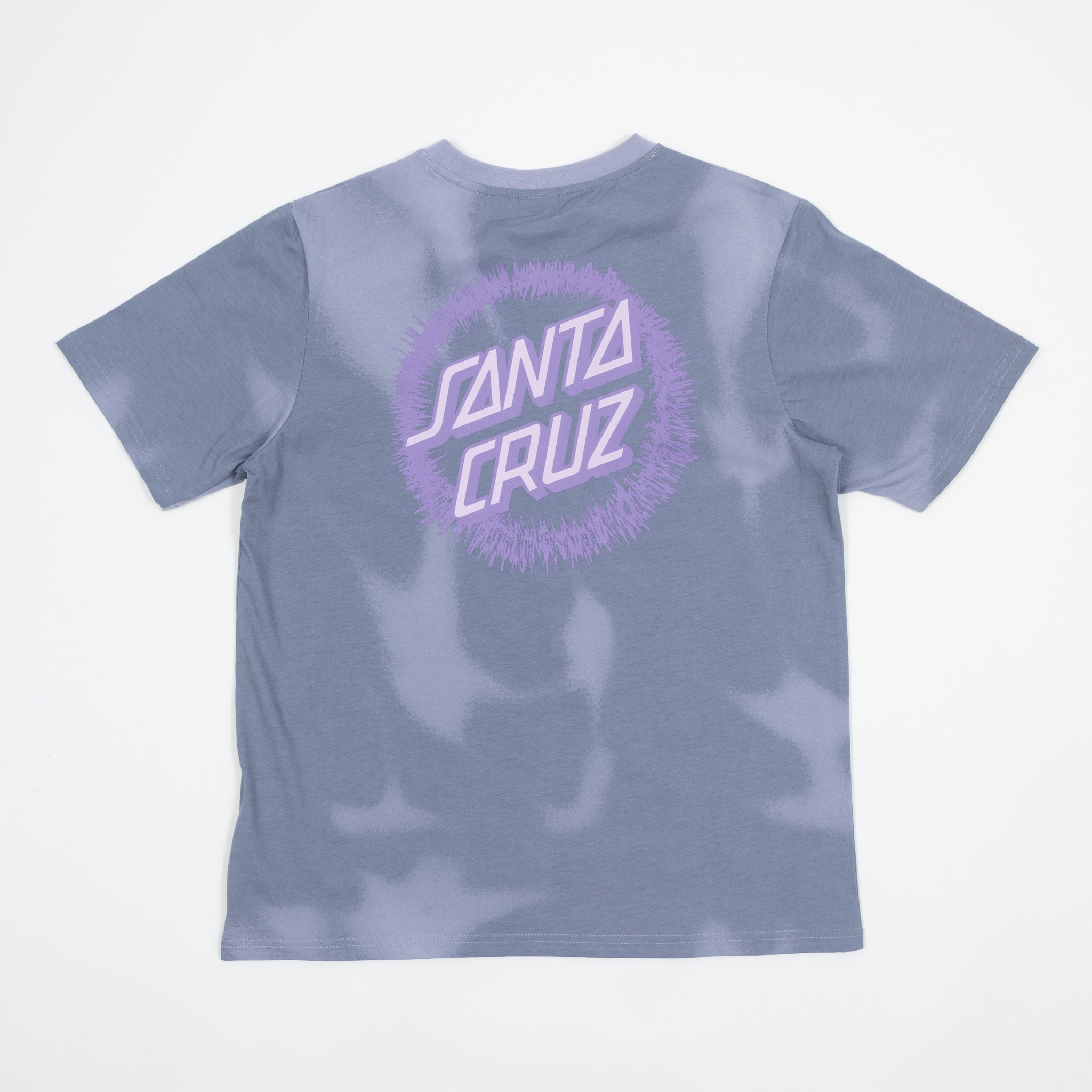 Womens SANTA CRUZ Dizzy Dot T-Shirt in Blue & Purple