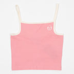Womens SERGIO TACCHINI Flora Cropped Cami Top in Pink