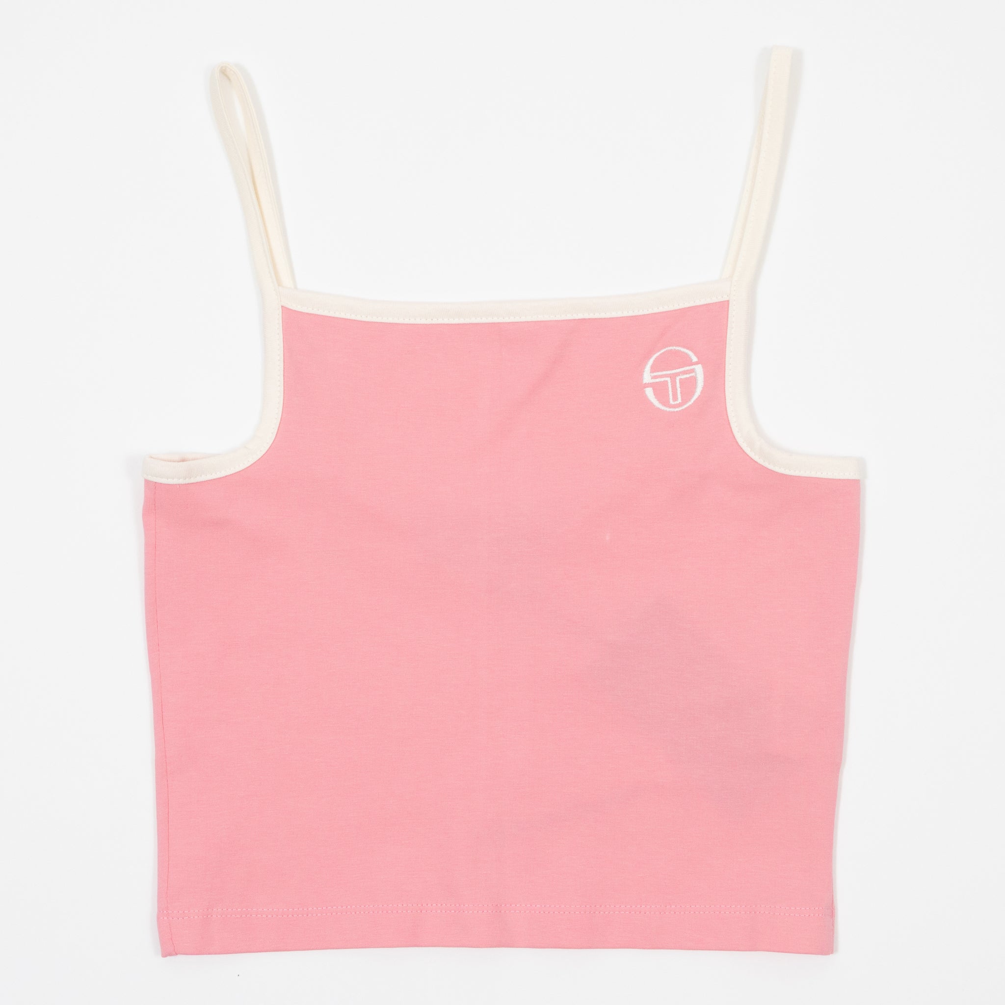 Womens SERGIO TACCHINI Flora Cropped Cami Top in Pink