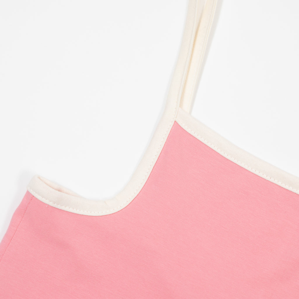 Womens SERGIO TACCHINI Flora Cropped Cami Top in Pink