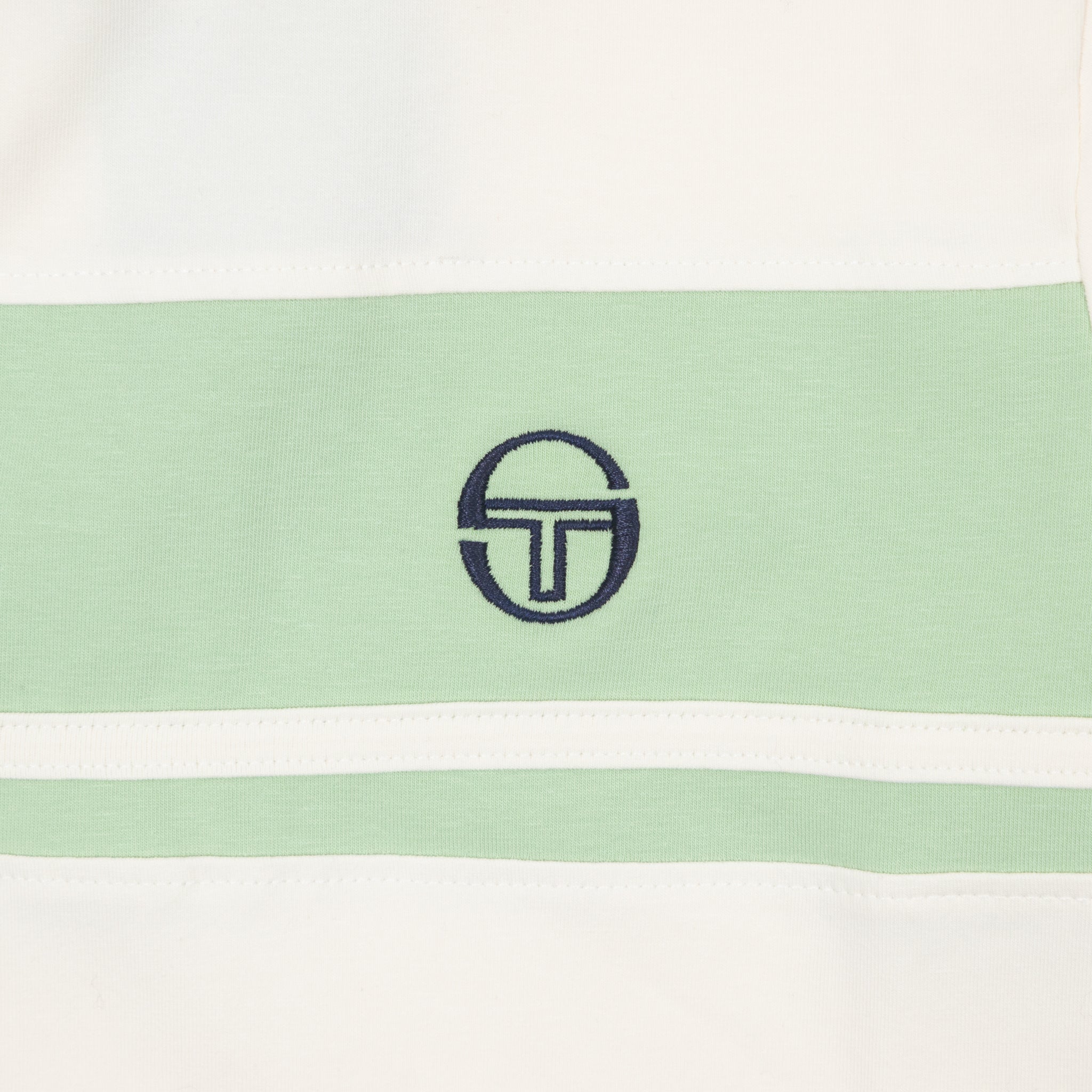 Womens SERGIO TACCHINI Miss Masters T-Shirt in Cream & Green
