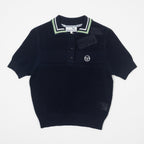 Womens SERGIO TACCHINI Sienna Knitted Polo shirt in Navy