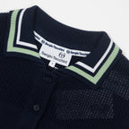Womens SERGIO TACCHINI Sienna Knitted Polo shirt in Navy