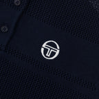 Womens SERGIO TACCHINI Sienna Knitted Polo shirt in Navy