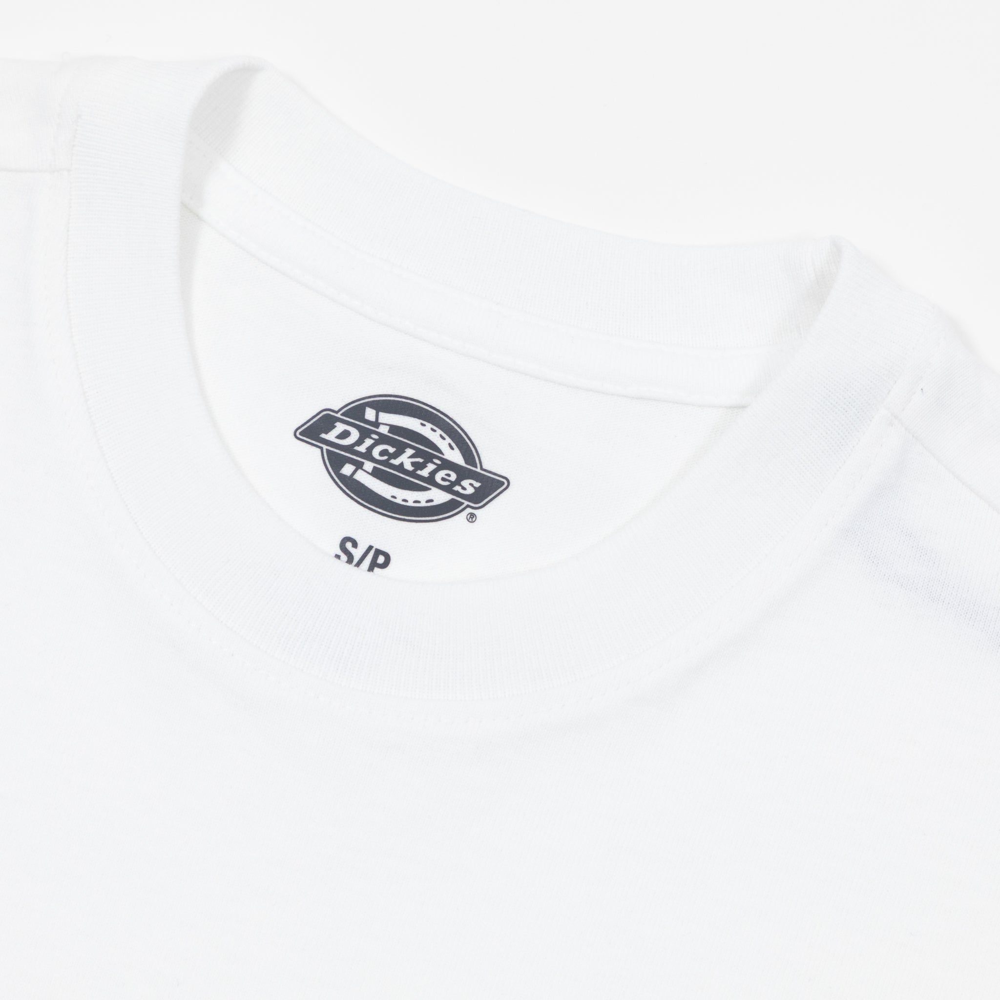 Womens DICKIES Icon Midweight T-Shirt in WHITE