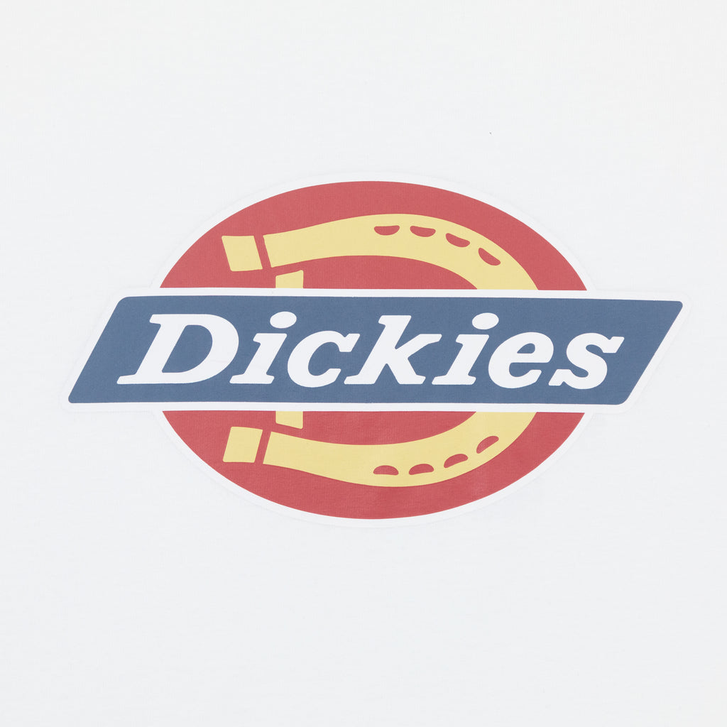 Womens DICKIES Icon Midweight T-Shirt in WHITE