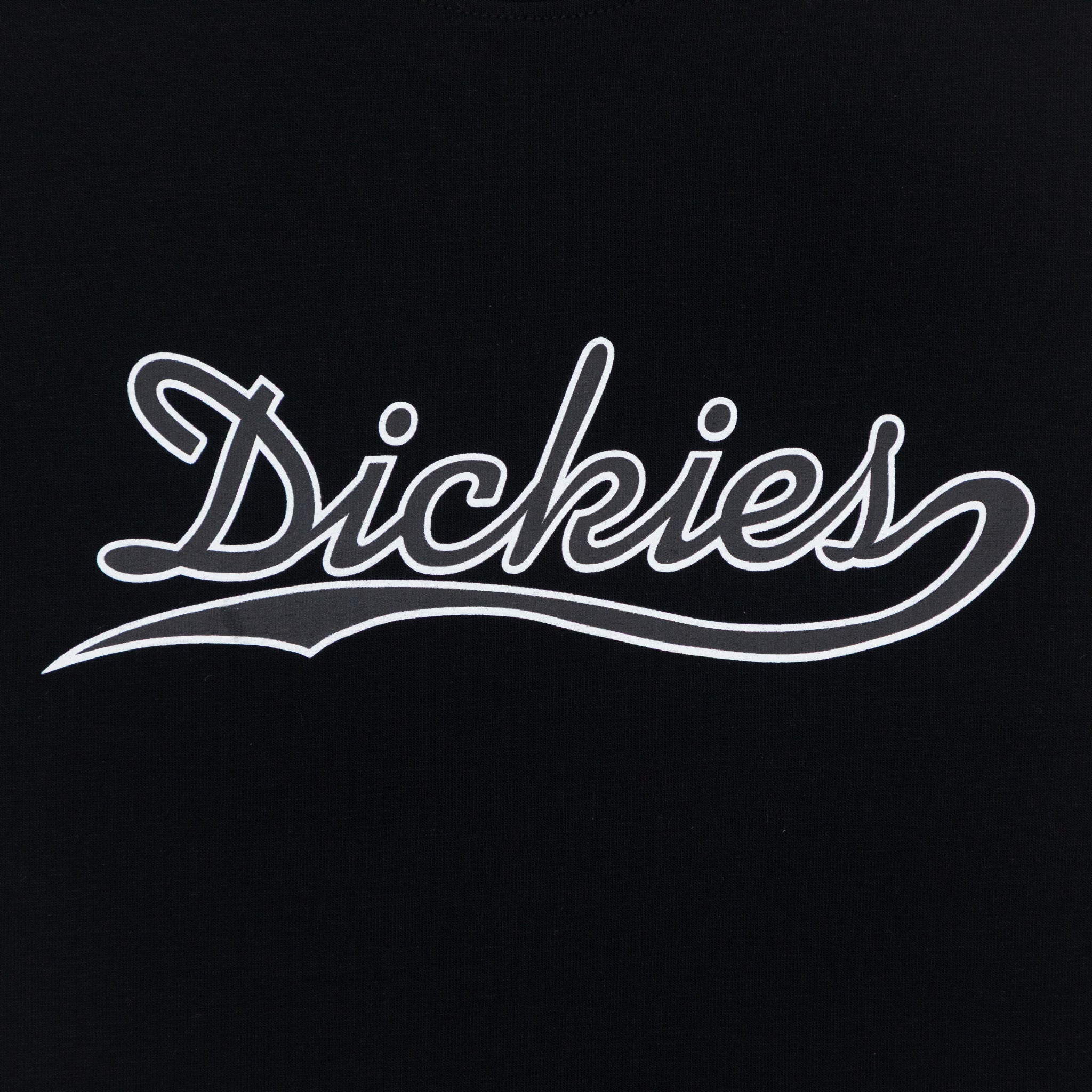 Womens DICKIES Loose Wave Lightweight T-Shirt in BLACK