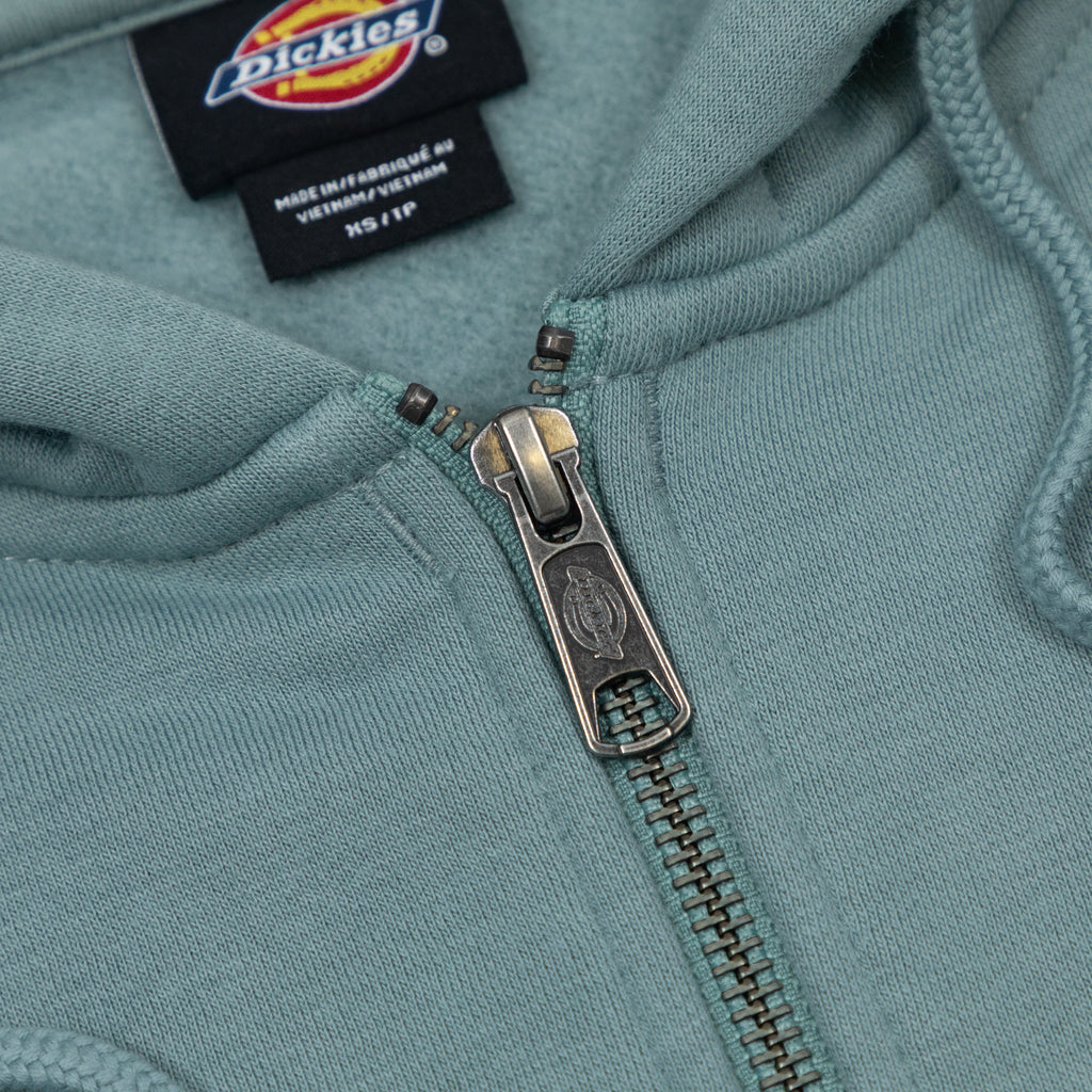 Womens DICKIES Oakport Zip Hoodie in STORMY SEA