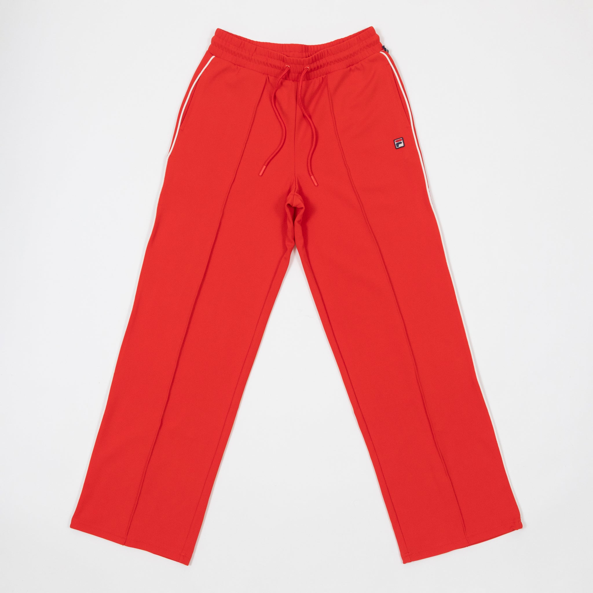 Womens FILA Marina Track Bottoms in RED