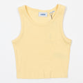Womens JJXX Ribbed Vest Top in YELLOW