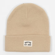 BRIXTON Woodburn Beanie in CREAM