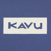 KAVU Word Block T-Shirt in BLUE
