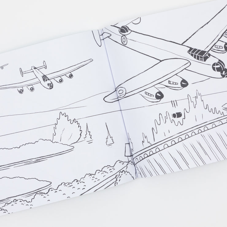 World War Two Planes Colouring Books