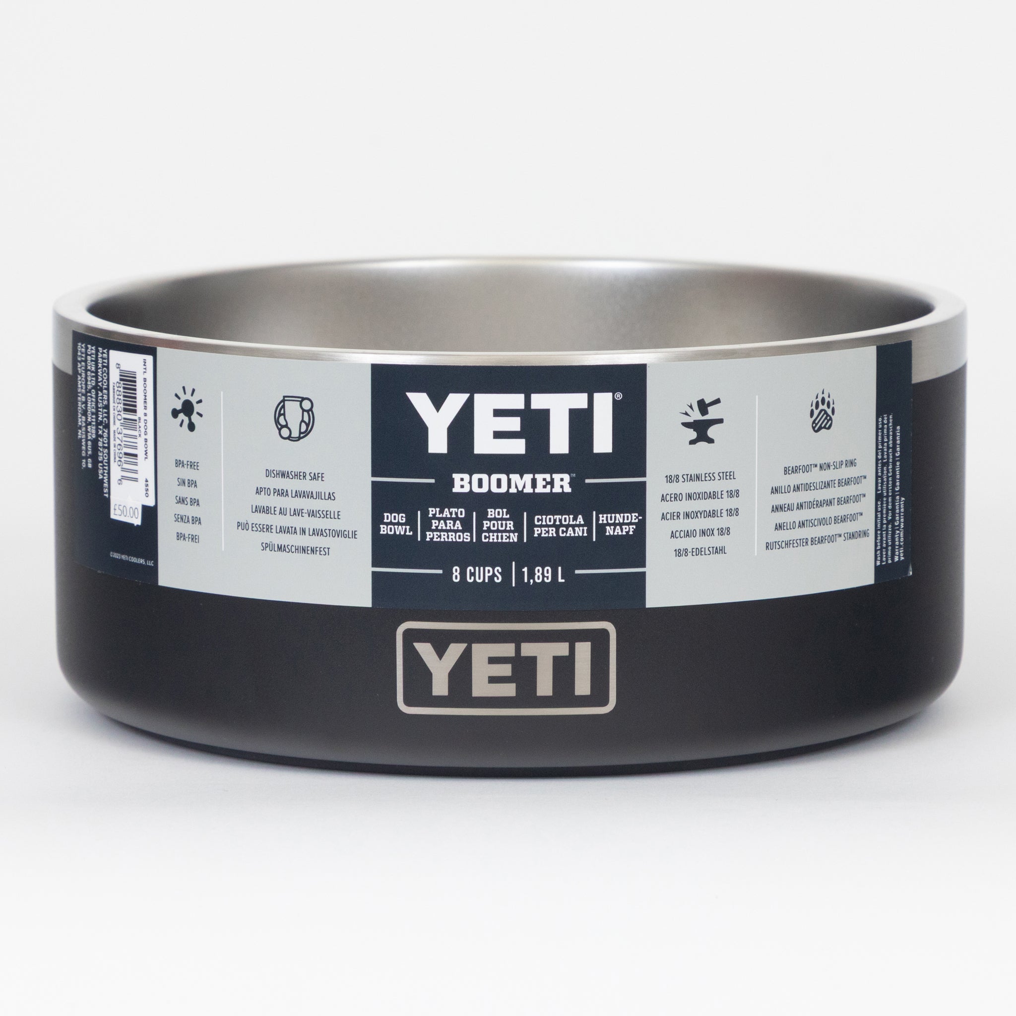 YETI Boomer™ 8 Dog Bowl in BLACK