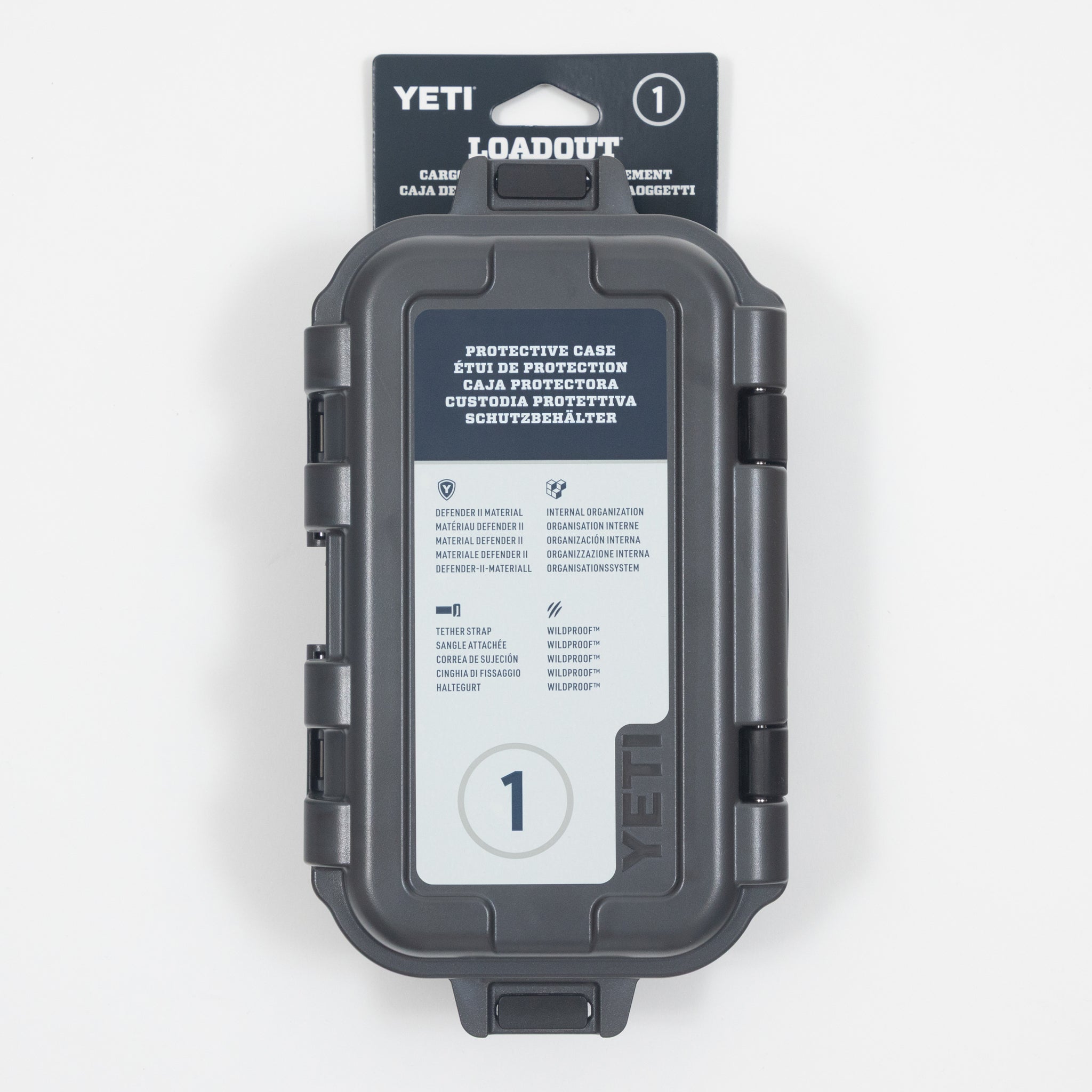 YETI LoadOut® GoBox 1 Gear Case in Charcoal