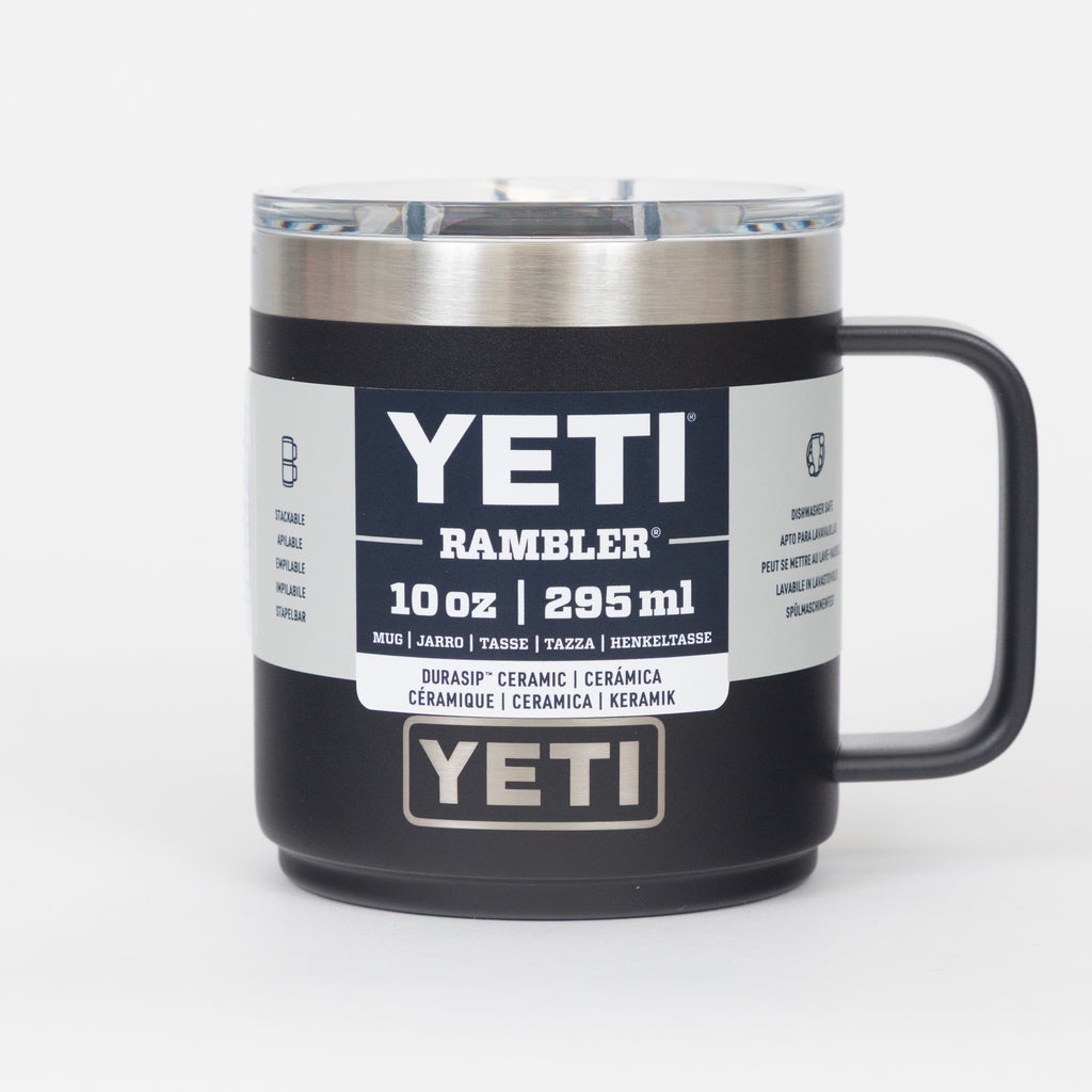 YETI Rambler® 10 oz (295 ml) Stackable Mug With DuraSip™ Ceramic Lining in Black