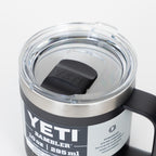 YETI Rambler® 10 oz (295 ml) Stackable Mug With DuraSip™ Ceramic Lining in Black