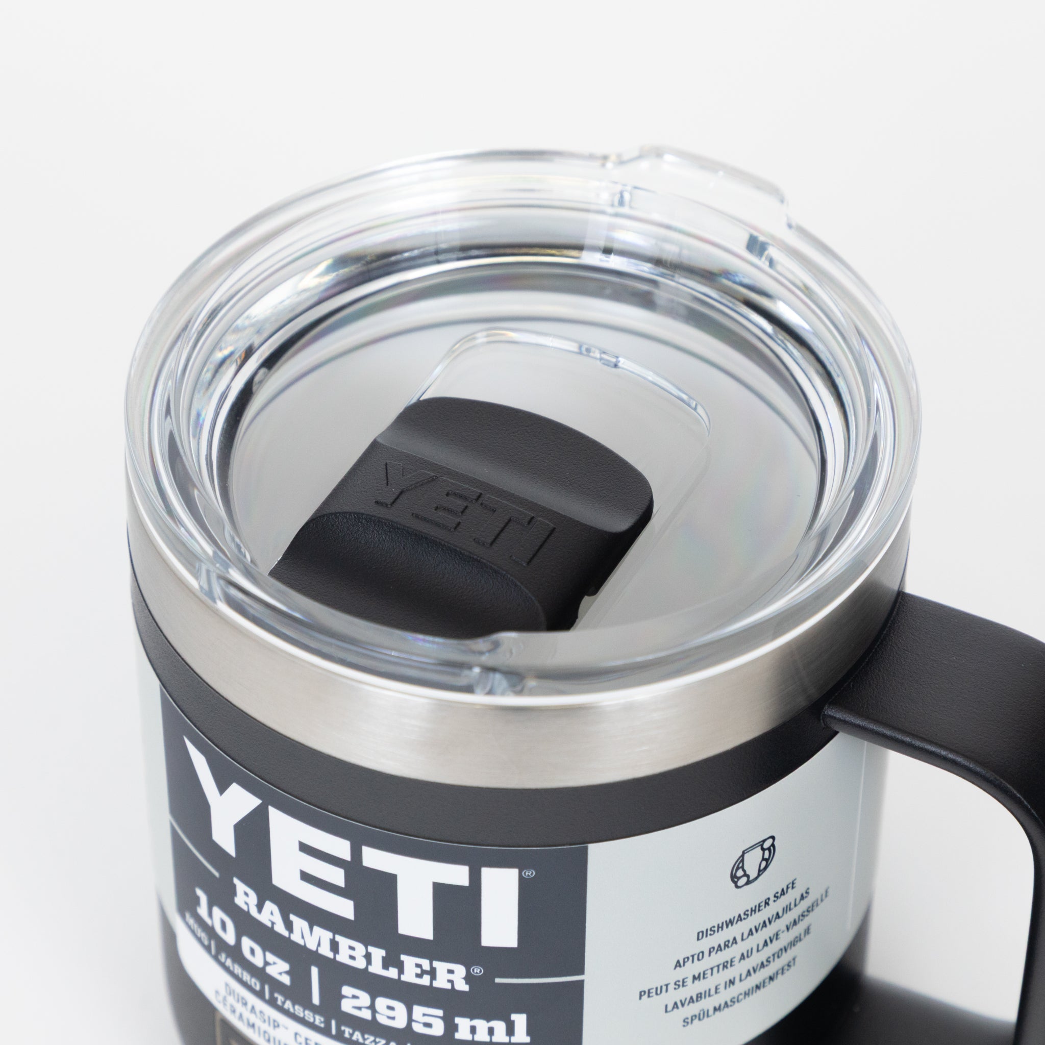 YETI Rambler® 10 oz (295 ml) Stackable Mug With DuraSip™ Ceramic Lining in Black