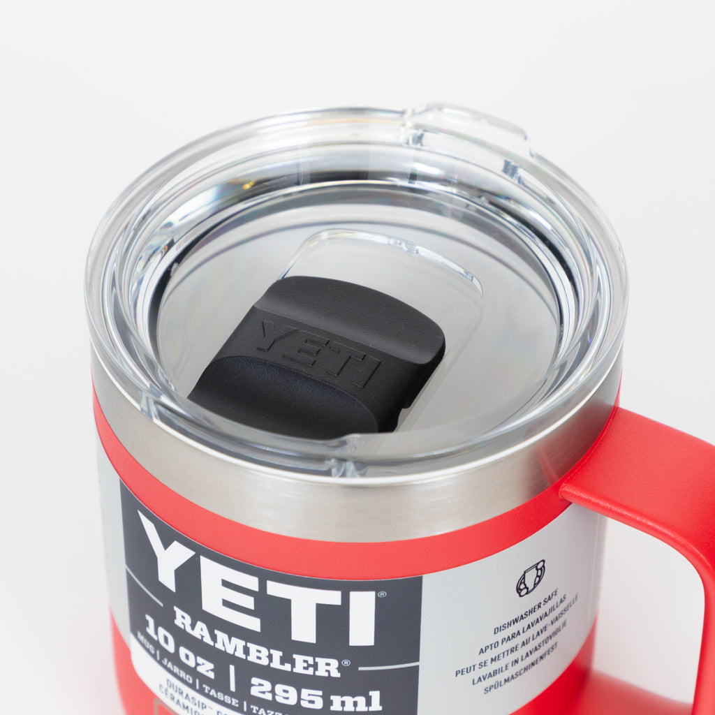 YETI Rambler® 10 oz (295 ml) Stackable Mug With DuraSip™ Ceramic Lining in Rescue Red