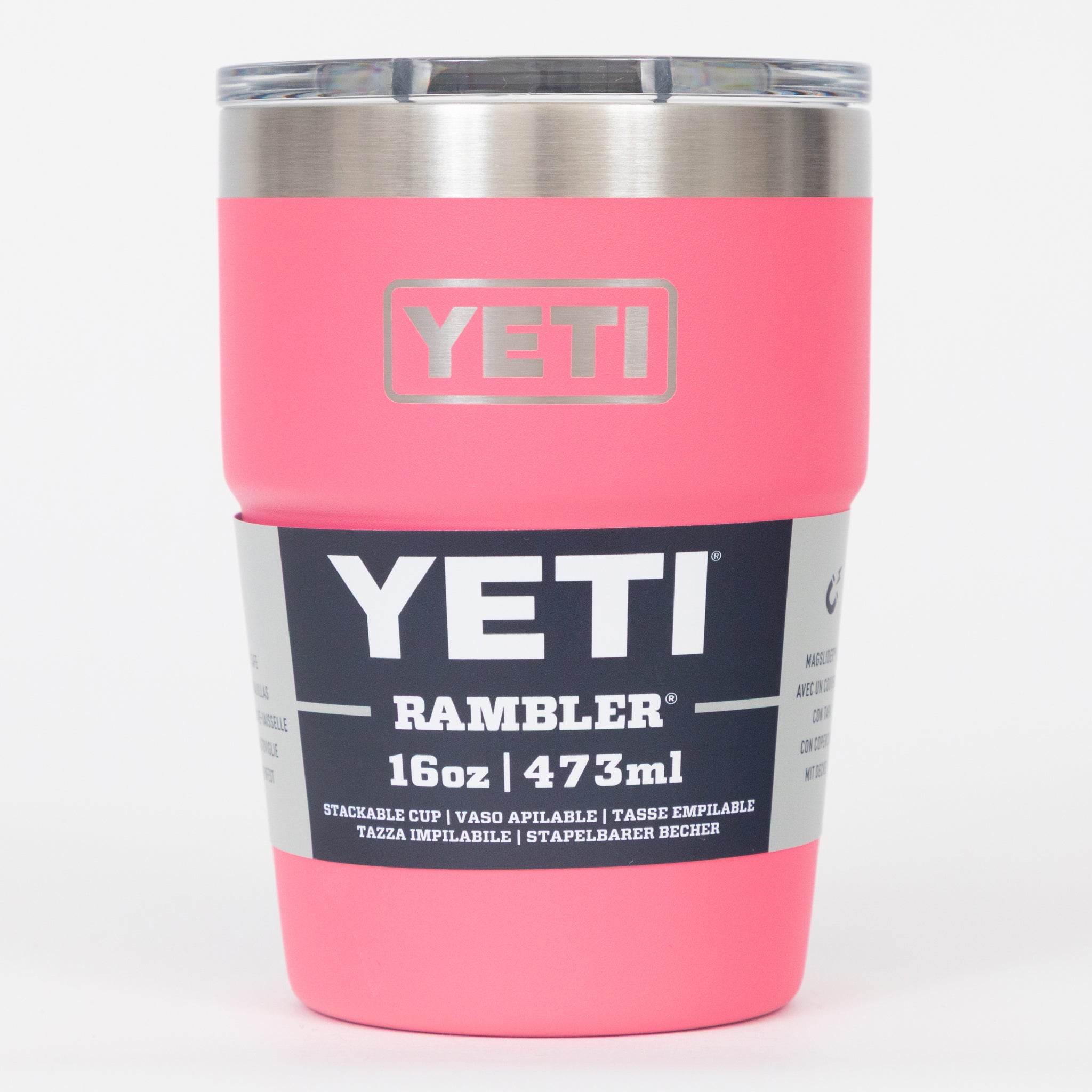 YETI Rambler® 16 oz (473 ml) Stackable Cup in Tropical Pink
