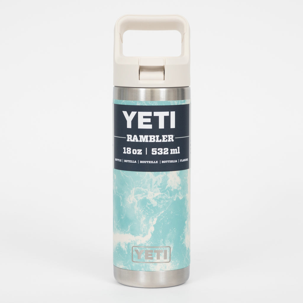 YETI Rambler® 18 oz (532 ml) Bottle With Straw Cap in Sea View