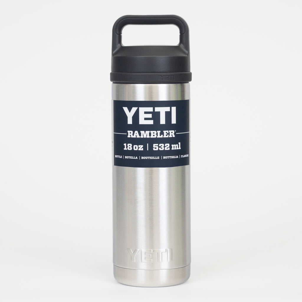 YETI Rambler® 18 oz (532 ml) Bottle with Chug Cap in Stainless Steel