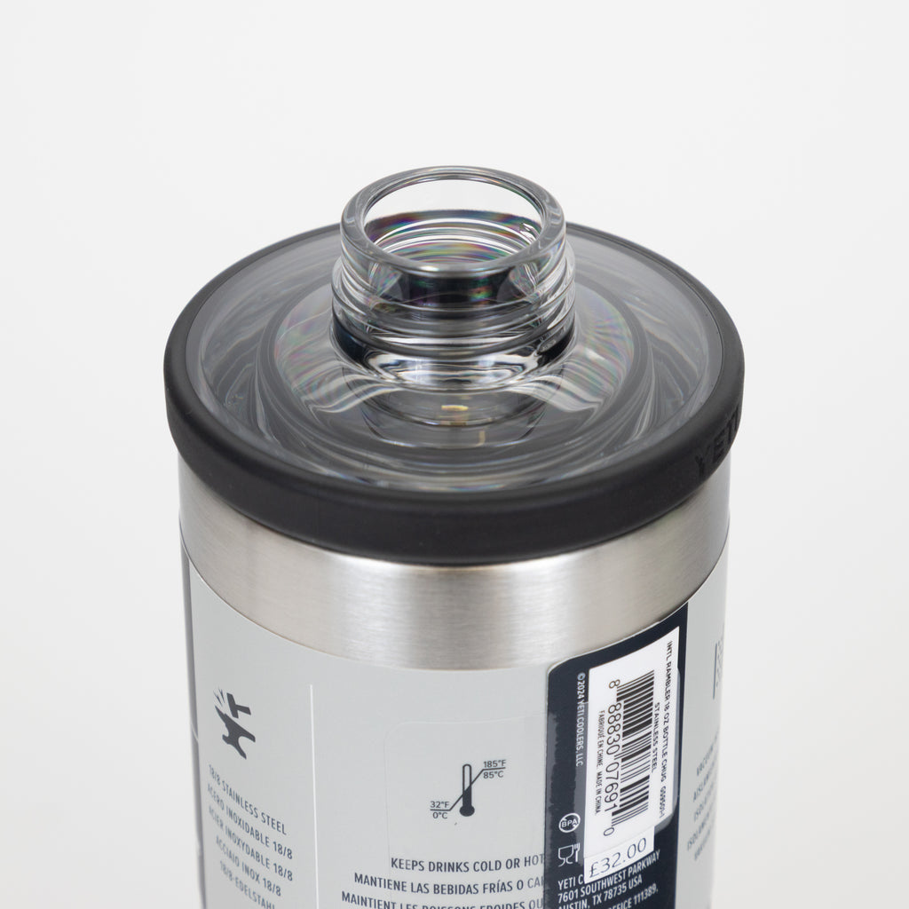 YETI Rambler® 18 oz (532 ml) Bottle with Chug Cap in Stainless Steel