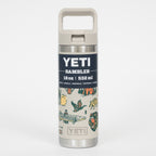 YETI Rambler® 18 oz (532 ml) Bottle with Straw Cap in Cape Summer Camp