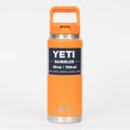 YETI Rambler® 26 oz (769 ml) Bottle With Straw Cap in King Crab Orange
