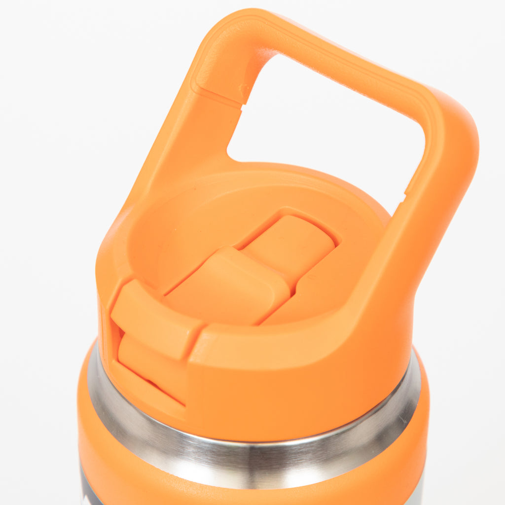 YETI Rambler® 26 oz (769 ml) Bottle With Straw Cap in King Crab Orange