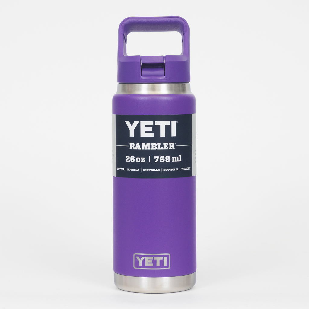 YETI Rambler® 26 oz (769 ml) Bottle With Straw Cap in Pace Purple