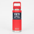YETI Rambler® 26 oz (769 ml) Bottle With Straw Cap in Rescue Red