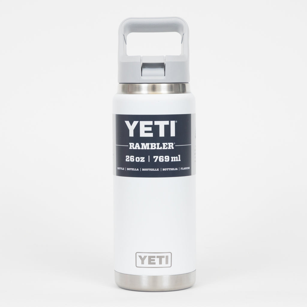 YETI Rambler® 26 oz (769 ml) Bottle With Straw Cap in White