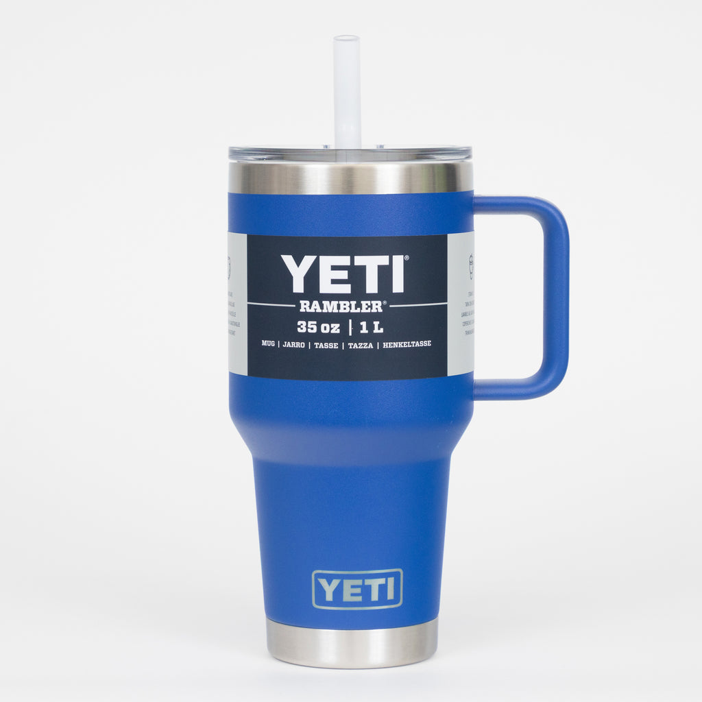 YETI Rambler® 35 oz (1 L) Straw Mug With Straw Lid in Royal Blue