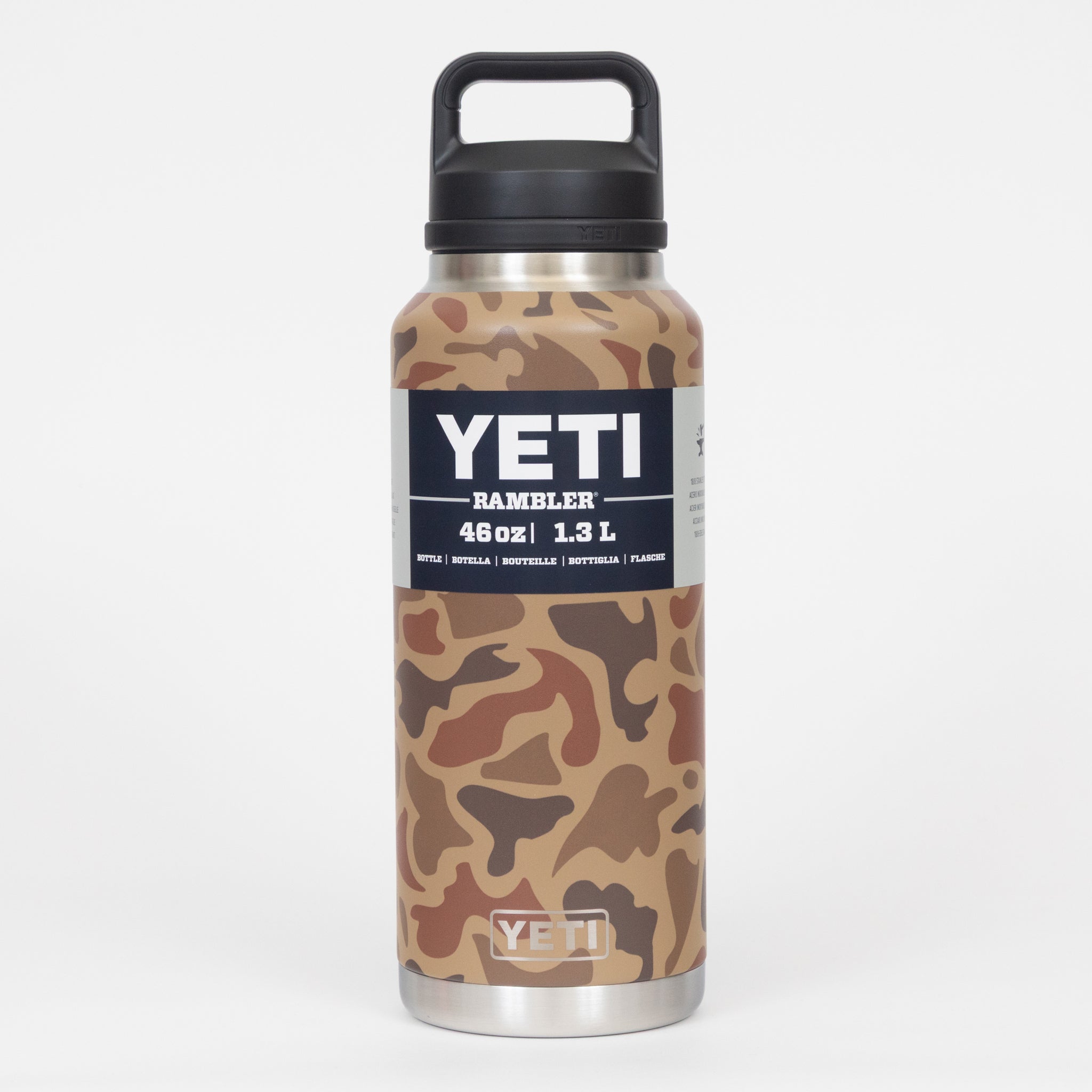 YETI Rambler® 46 oz (1.3 L) Bottle with Chug Cap in Wetland Camo
