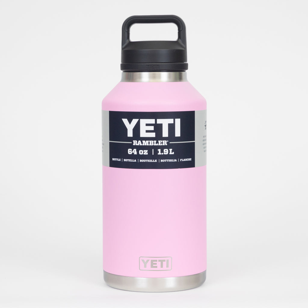 YETI Rambler® 64 oz (1.9 L) Bottle With Chug Cap in Power Pink