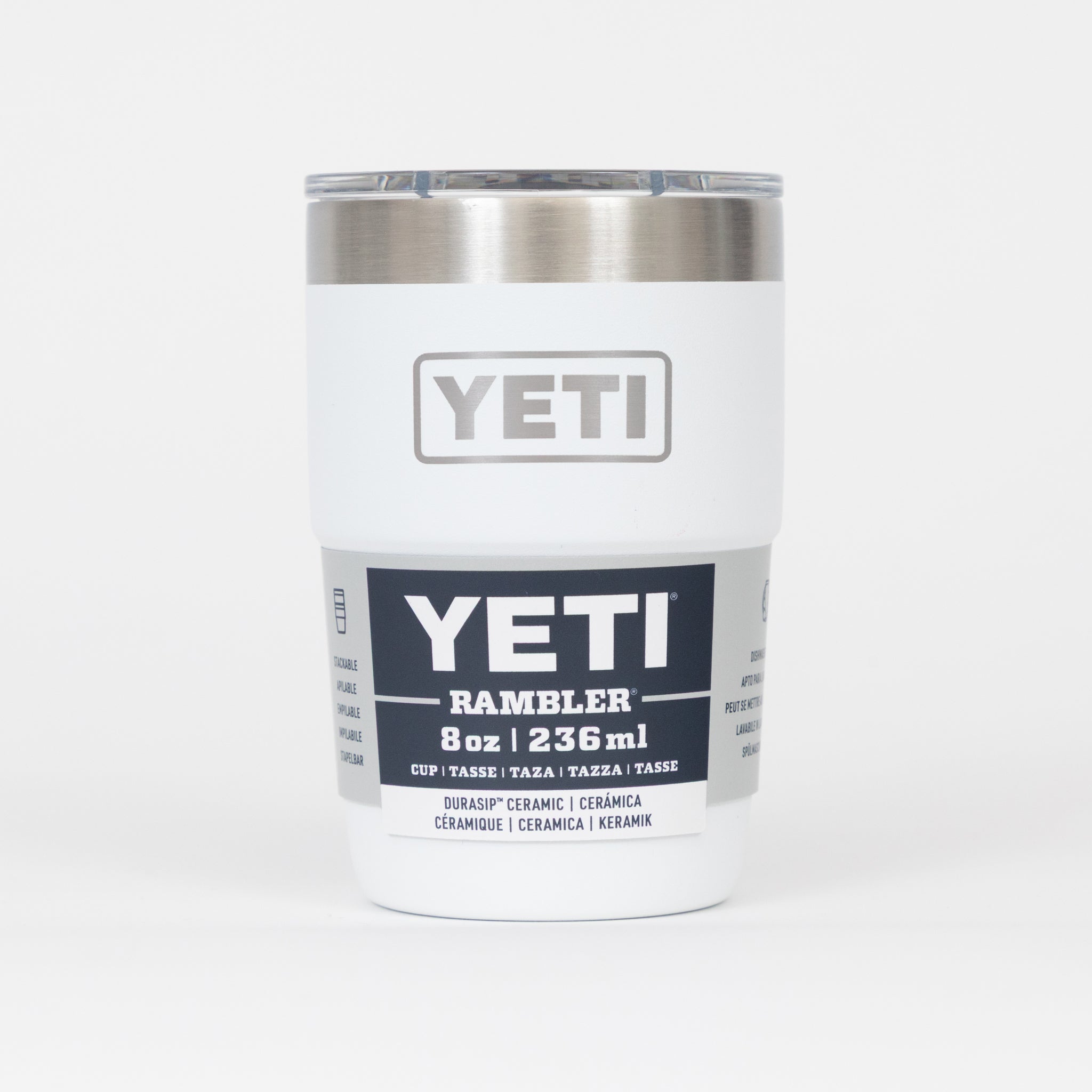 YETI Rambler® 8 oz (236 ml) Stackable Ceramic Cup in White