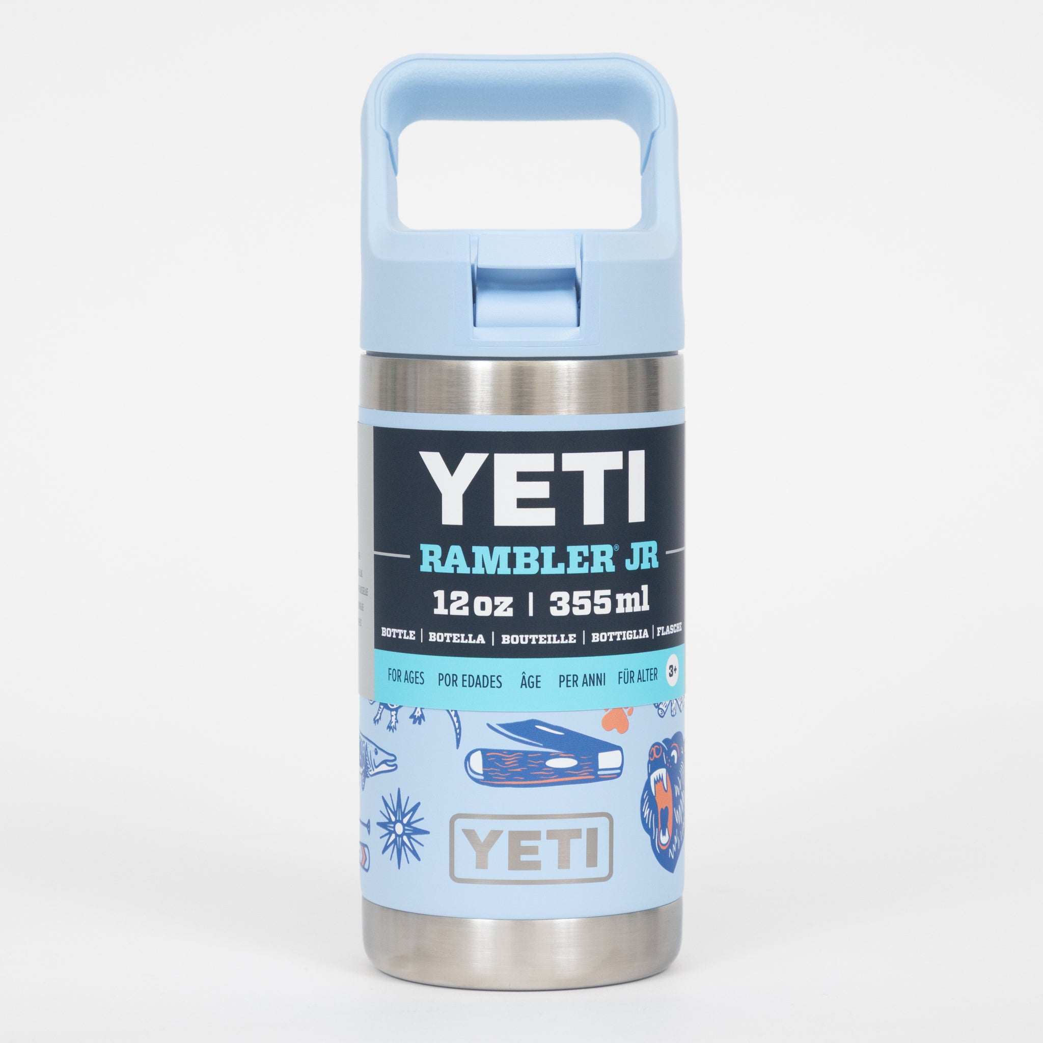 YETI Rambler® Junior 12 oz (355 ml) Kids' Water Bottle in Big Sky Summer Camp