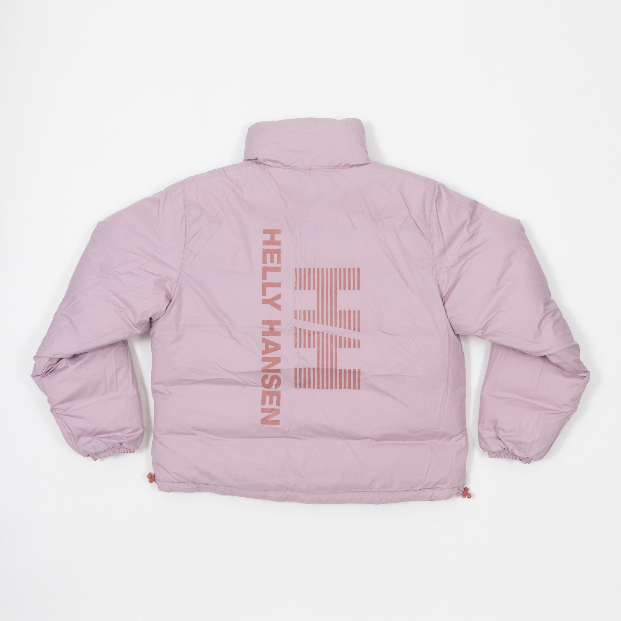 Womens HELLY HANSEN YU 23 Reversible Puffer Coat in PINK